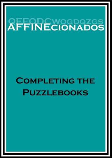 Completing the Puzzlebooks