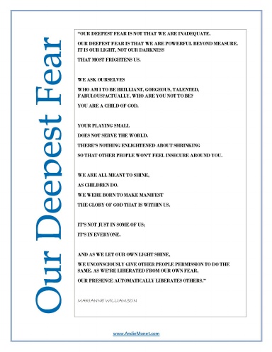 Our Deepest Fear Journal Blank