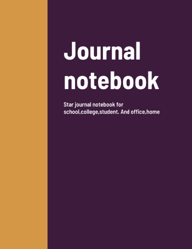 Journal notebook