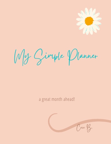 Simple Monthly Planner