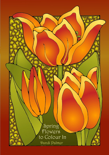 Spring Flowers to Colour In