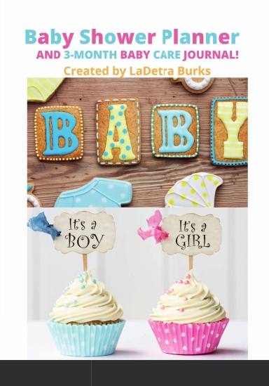 Baby Shower Planner and 3-Month Baby Care Journal