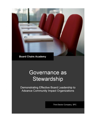 Board Chairs Academy: Governance as Stewardship
