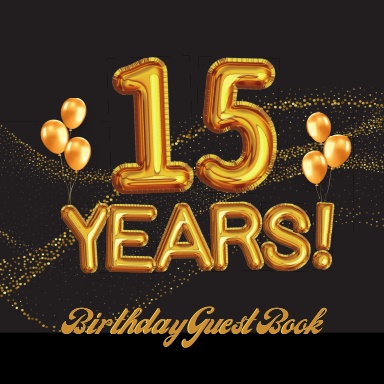 15 Years Birthday Guest Book