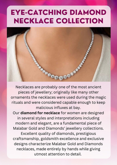 Eye-Catching Diamond Necklace Collection