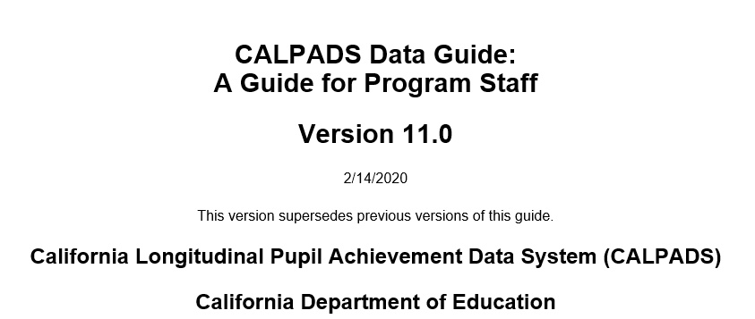 CALPADSDataGuide