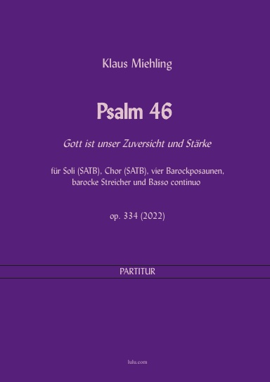 Psalm 46 (Partitur)
