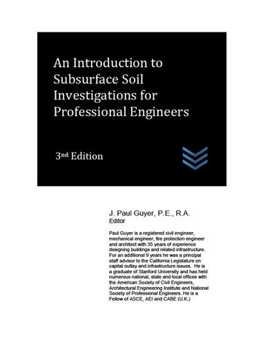 An Introduction to Subsurface Soil Investigations for Professional Engineers