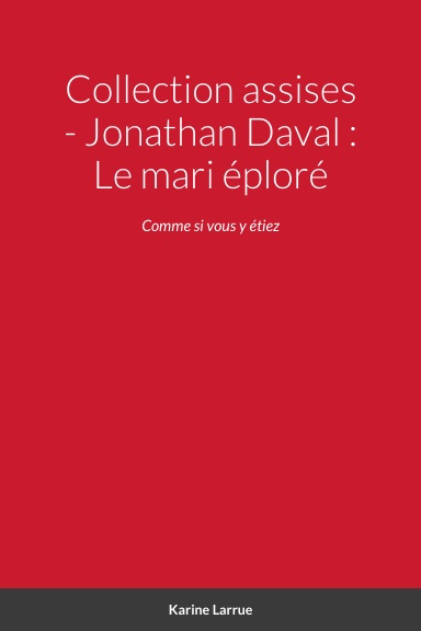Collection assises - Jonathan Daval : Le mari éploré