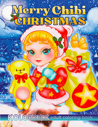 Merry Chibi Christmas Coloring Book