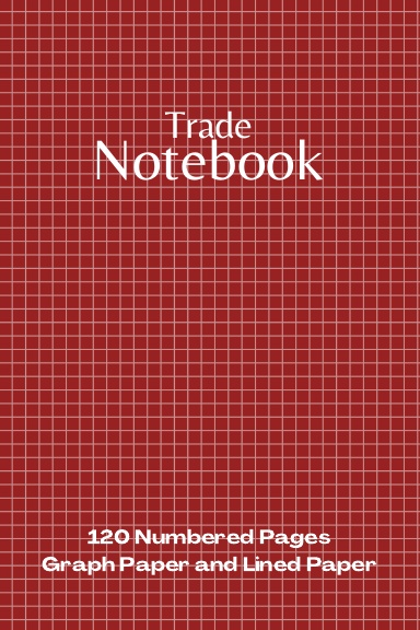 Coil Bound Trade Size Graph Paper Notebook with Numbered Pages