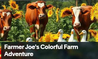 Farmer Joe's Colorful Farm Adventure