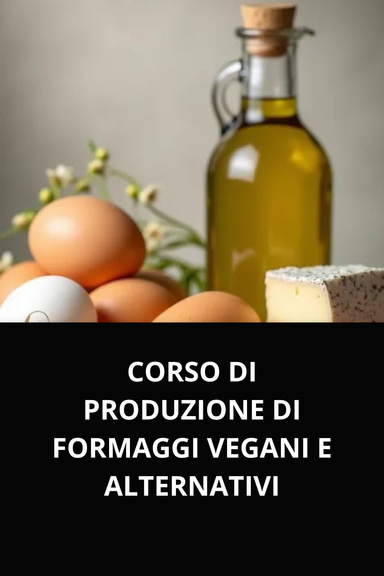 CORSO DI PRODUZIONE DI FORMAGGI VEGANI E ALTERNATIVI