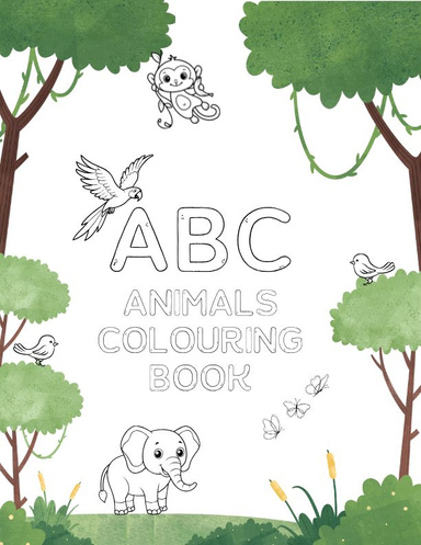 ABC Animal Colouring Book