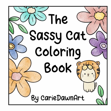 Sassy Cat Coloring Book
