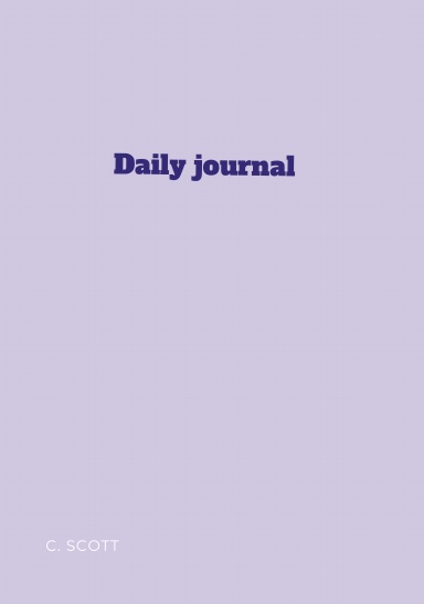Daily journal