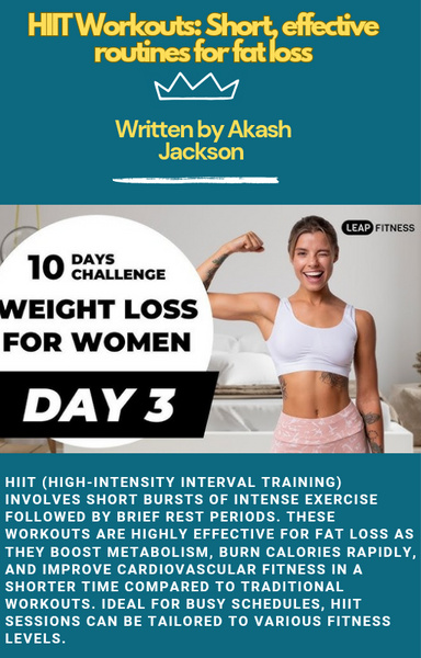 HIIT Workouts: Short effective routines for fat loss