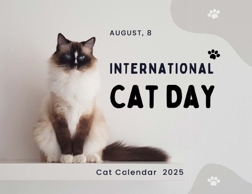 cat calendar 2025