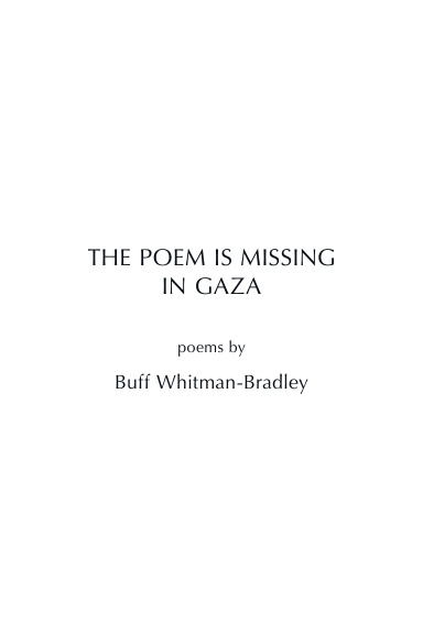 The Poem is Missing in Gaza