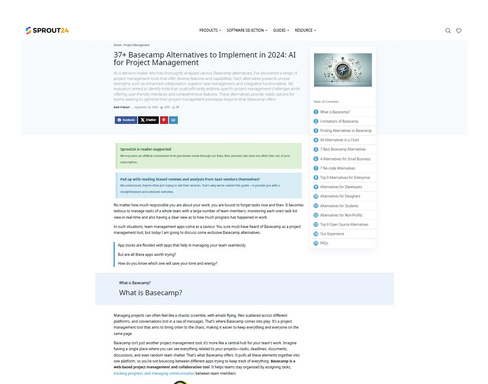 Best Basecamp Alternatives for 2024: AI-Powered Project Management Tools