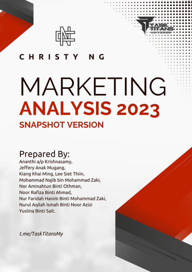 CHRISTY NG Marketing Analysis