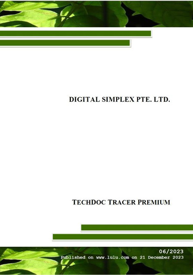 Tech Doc Tracer Premium 06/2023