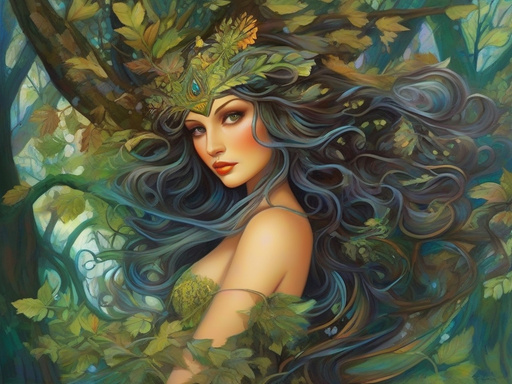 Dryads from the fairy forest