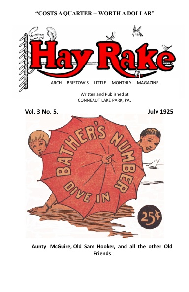 Hay Rake, V3 N5, July 1925