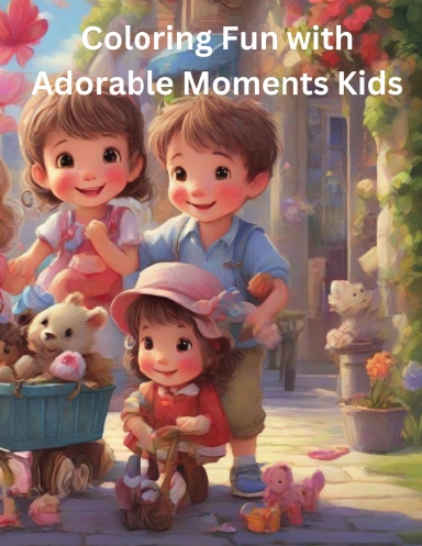 coloring fun with adorable moments kids