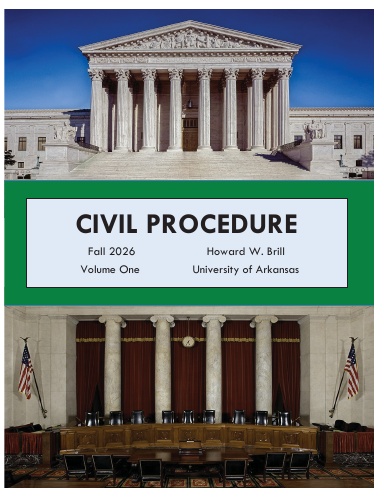Civil Procedure, Volume One, Fall 2026
