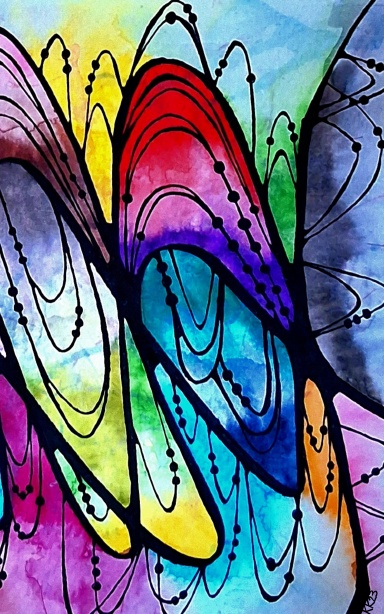 Journal Lined Watercolor and Ink