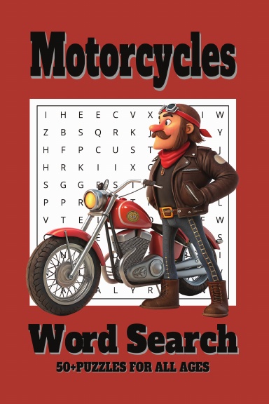 Motorcycles Word Search Book