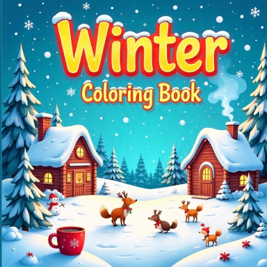 Winter Coloring Book