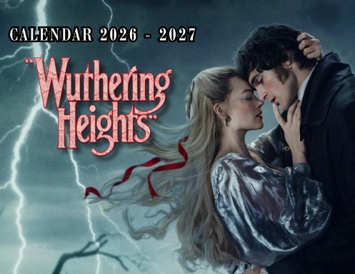 Wuthering Heights Calendar 2026 - 2027