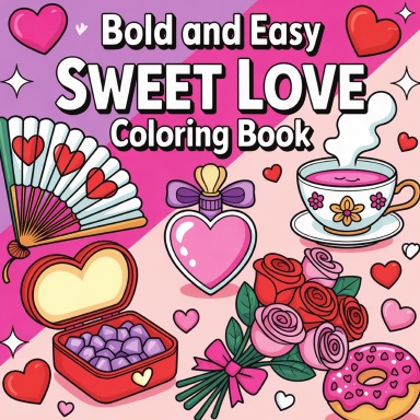 Sweet Love Coloring Book