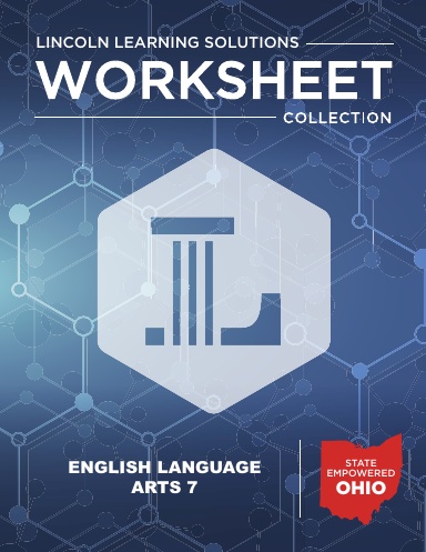 OH English Language Arts 7 - Worksheet Collection 2526