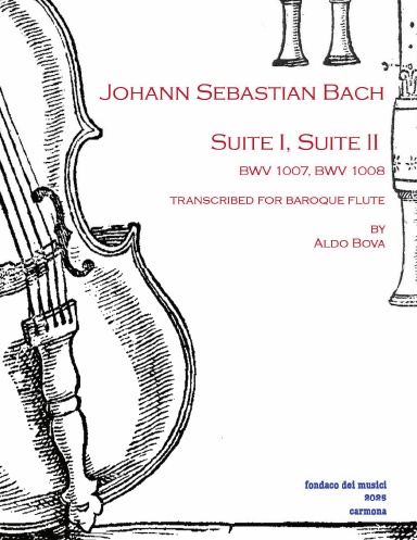 Bach Suites BWV 1007 1008 for baroque flute