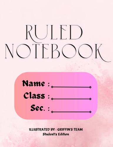 Notebook-70 pages (Formal Notebook)
