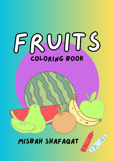 Fruits Coloring Book