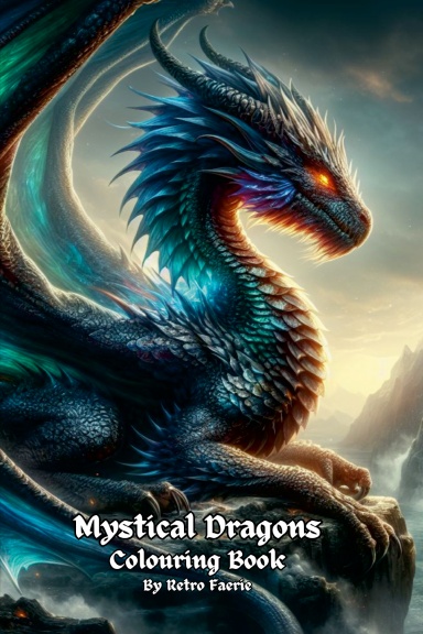 Mystical Dragons Colouring Book