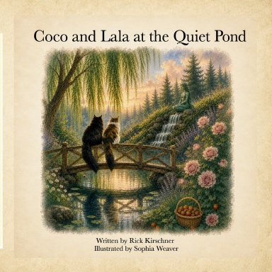 Coco and Lala at the Quiet Pond
