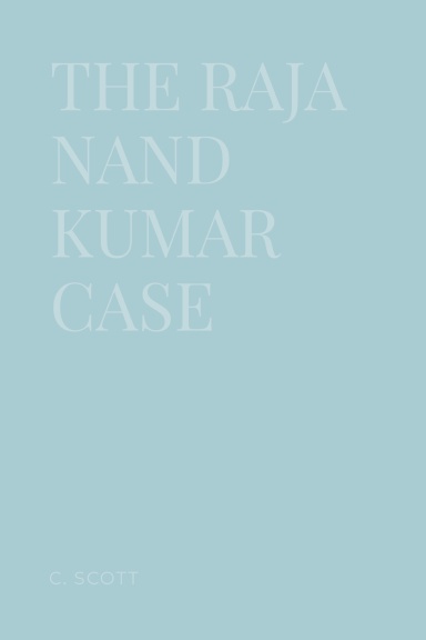 Raja Nand Kumar Case (1775)