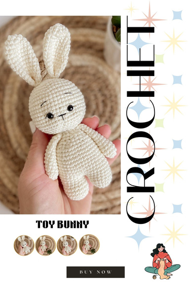 Toy Bunny Amigurumi Crochet Pattern – Step-by-Step Guide