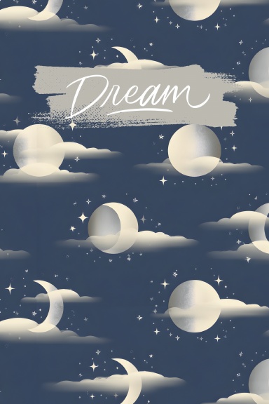 Moon Phases Dream Journal | Spiral Celestial Notebook for Dream Logging & Reflection