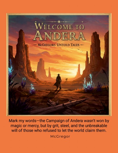 Andera Campaign - McGregors Untold Tales