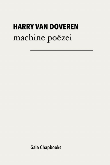machine poëzei