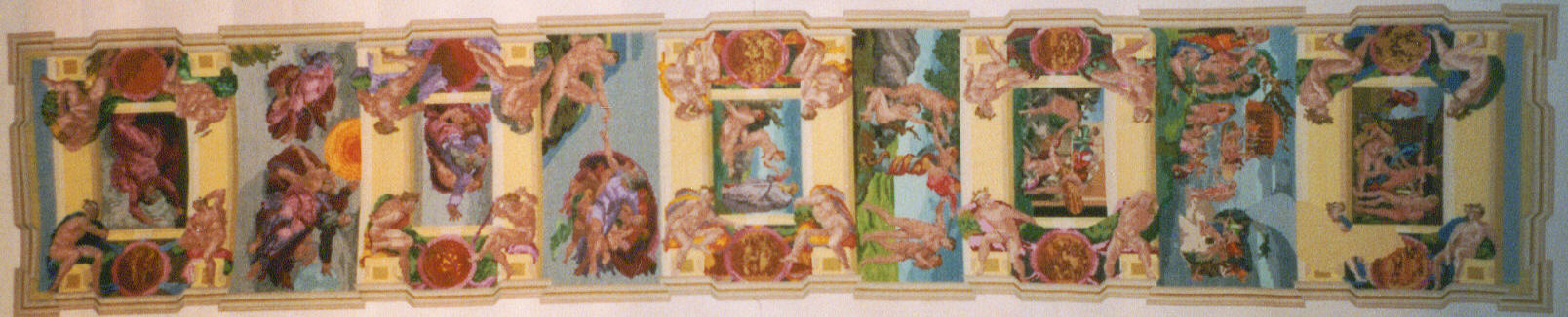 Central Panels of the Sistine Chapel