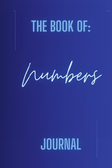 Numbers Bible Study Journal