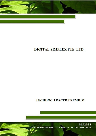Tech Doc Tracer Premium 04/2023