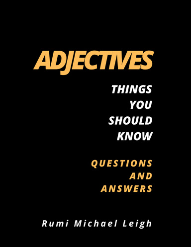 Adjectives